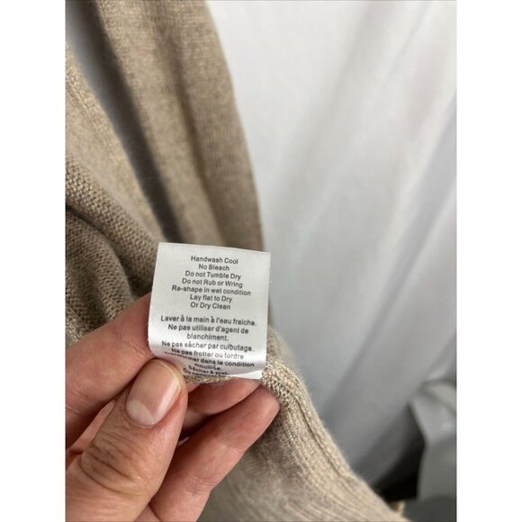 Aritzia Talula Brown Cashmere-Blend Open-Front Cardigan Women's Size XXS - Picture 5 of 10